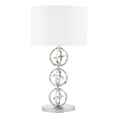 Innsbruck Table Lamp Polished Chrome With Shade