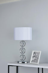Innsbruck Table Lamp Polished Chrome With Shade