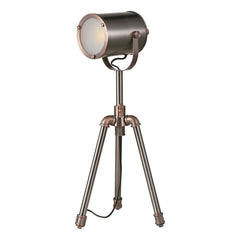 Jake Task Table Lamp Antique Silver And Copper