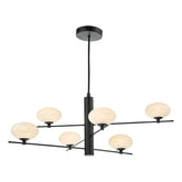 Jasper 6 Light Pendant Light Black