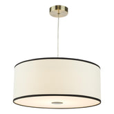 Jemima Easy Fit Pendant White and White Frosted Acrylic With Shade