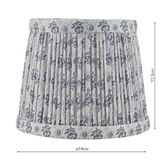 English Heritage St John Street Grey Cotton Empire Shade 14cm