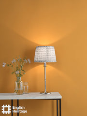 English Heritage St John Street Grey Cotton Empire Shade 25.5cm