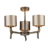 David Hunt Lighting Joshua Ceiling 3 Light JOS0399 with Shade