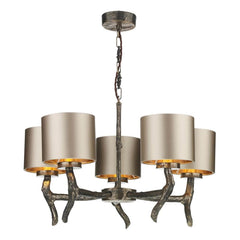 David Hunt Lighting Joshua Ceiling 5 Light JOS0599 with Shades