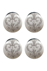 Laura Ashley Josette Drawer Pull Dove, Set Of 4