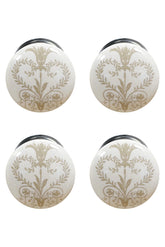 Laura Ashley Josette Drawer Pull Pearl, Set Of 4