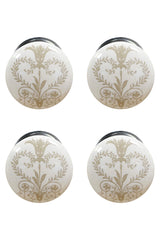 Laura Ashley Josette Drawer Pull Pearl, Set Of 4