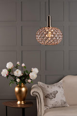 Juanita Easy Fit Pendant Gold Acrylic