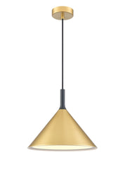 Franklite Joy Pendant Small Satin Brass