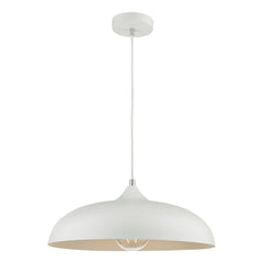 Kaelan 1 Light Single Pendant White