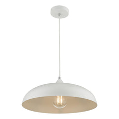 Kaelan 1 Light Single Pendant White