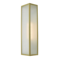 Keegan 1 Light Wall Light Satin Brass IP44