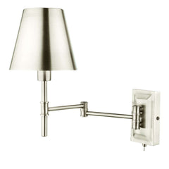 Kensington 1 Arm Wall Light Polished Nickel
