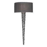 David Hunt Lighting Knurl Pewter Wall Light KNU0799 Bespoke Shade