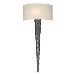 David Hunt Lighting Knurl Pewter Wall Light KNU0799 Bespoke Shade