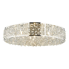 Kotaro Flush Ceiling Light Crystal