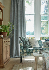 William Morris at Home Fabric Acanthus Velvet Indigo