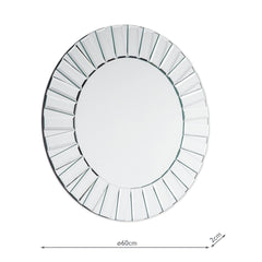 Laura Ashley Capri Small Round Mirror