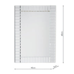 Laura Ashley Capri Small Rectangular Mirror
