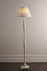 Laura Ashley Tate Painted Wood Candlestick Floor Lamp Base