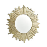 Laura Ashley Lovell Round Mirror Champagne 99cm