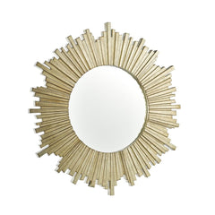 Laura Ashley Lovell Round Mirror Champagne 99cm