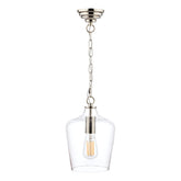 Laura Ashley Ockley Pendant Polished Chrome Clear Glass