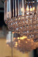 Laura Ashley Vienna 9Lt Pendant Chandelier Polished Chrome