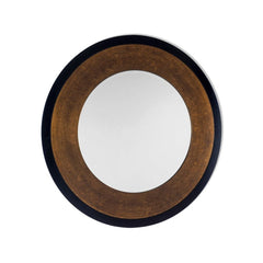 Laura Ashley Cara Large Round Mottled Bronze Mirror 110cm