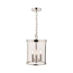 Laura Ashley Selbourne 3 Lt Pendant Polished Nickel