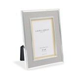Laura Ashley Harrison Photo Frame Pale Charcoal Linen 4x6