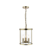 Laura Ashley Selbourne 3 Lt Pendant Antique Brass