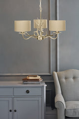 Laura Ashley Mulroy 3 Light Chandelier Champagne