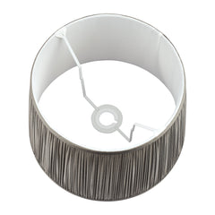 Laura Ashley Hemsley Tapered Drum Grey Shade 12"