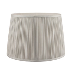 Laura Ashley Hemsley Tapered Drum Silver Shade 8"