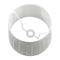 Laura Ashley Hemsley Tapered Drum Silver Shade 8"