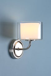 Laura Ashley Southwell Wall Light Polished Nickel