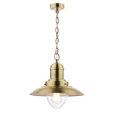 Laura Ashley Corbridge Antique Brass 1 Light Fisherman Ceiling Light