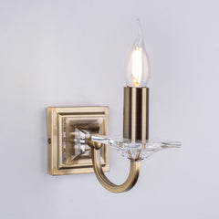 Laura Ashley Carson Wall Light Antique Brass