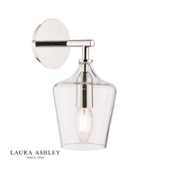 Laura Ashley Ockley Wall Light Polished Chrome