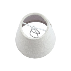 Laura Ashley Bacall Shade 5" Silver Tapered Empire Candle Clip