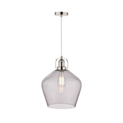 Laura Ashley Rye Smoked Glass Pendant Ceiling Light