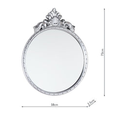 Laura Ashley Overton Silver Mirror
