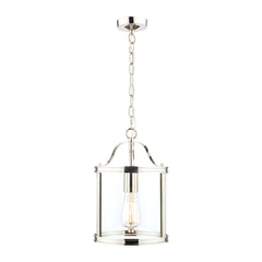 Laura Ashley Harrington Single Lantern Nickel