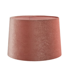 Laura Ashley Velvet Tapered Drum Pink Shade 14"