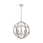 Laura Ashley Orbital 3 Lt Pendant Polished Nickel