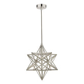 Laura Ashley Star Pendant Small Silver and Glass