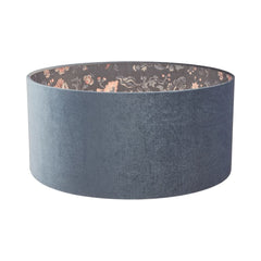 Laura Ashley Portia Velvet Drum Shade 18 inch