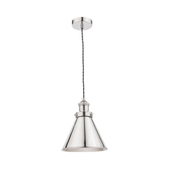 Laura Ashley Rufus Pendant Polished Chrome